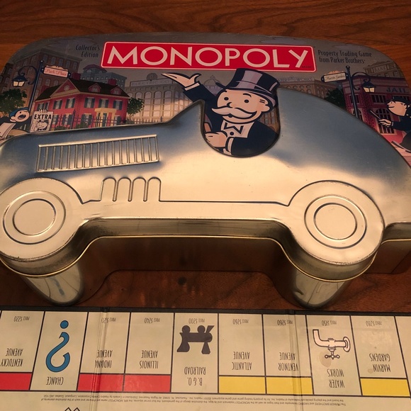 Collectable Monopoly Game in Racing Car Tin - Picture 3 of 6
